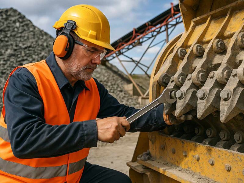 Manutenzione degli impianti di frantumazione: consigli per aumentare vita utile e produttività