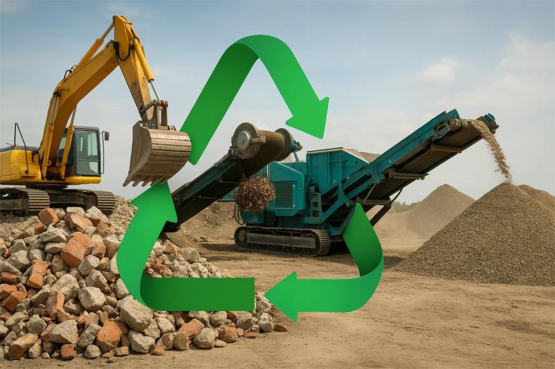 Dal cantiere all’economia circolare: il recupero degli inerti e il Decreto End of Waste 2024 : Novità