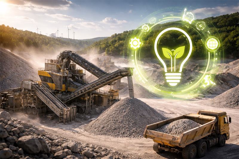 Immagine per Efficienza energetica negli impianti di frantumazione: strategie pratiche per ridurre i consumi in cava